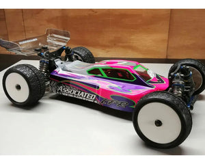 Leadfinger Racing Team Associated B64D A2 1/10 Buggy Body w/Tactic Wings (Clear) #LFRE3045