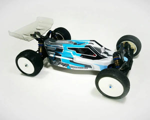 Leadfinger Racing Team Associated B6.1/B6.2 A2 1/10 Buggy Body w/Tactic Wings (Clear) #LFRE3050