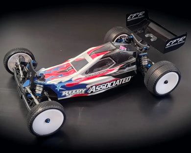 Leadfinger Racing Team Associated RC10B7 Retro-Mod 1/10 2WD Buggy Body (Clear) #LFRE3067