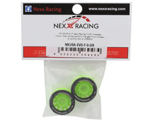 NEXX Racing Mini-Z RWD "JUD" EVO Front Threaded Side-Wall Carbon-Fiber Rims (0mm Offset) (Green) (2) #NX-USA-EVO-F-0-GR