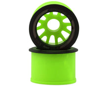 NEXX Racing Mini-Z RWD"JUD" EVO Rear Threaded Side-Wall Carbon Fiber Rims (0mm Offset) (Green) (2) (Wide) #NX-USA-EVO-R14-GR