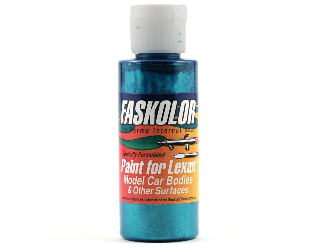 Parma PSE Faskolor Water Based Airbrush Paint (Fasescent Turquoise) (2oz) #PAR40156