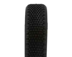 Pro-Motion Viper 2.2" 2WD Front LP Carpet 1/10 Pre-Mounted Buggy Tires (Yellow) (C2 Blue Medium/Hard) (2) w/12mm Hex #PMT-3070-C2-Y