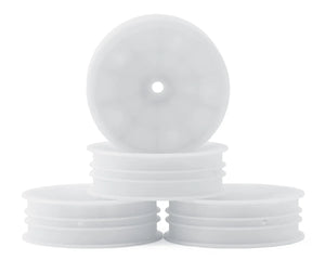 Pro-Motion 2.2" 2WD Front Slim Carpet Buggy Wheels (White) (4) w/12mm Hex #PMT3070-W