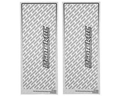 ProTek RC Universal Chassis Protective Sheet (White) (2) (12.5x33.5cm) #PTK-1102-WHT