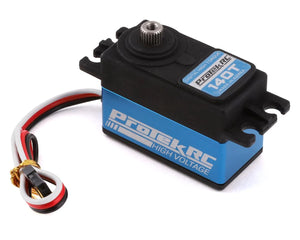 ProTek RC 140T Low Profile High Torque Metal Gear Servo (High Voltage) X 3 #PTK-140TX3