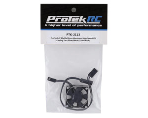 ProTek RC 35x35x10mm Aluminum High Speed HV Cooling Fan (Silver/Black) #PTK-2113