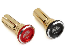 ProTek RC Twist Lock Adjustable Bullet Plug Grips w/5mm Bullets (Red/Black) #PTK-5079