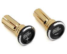 ProTek RC Twist Lock Adjustable Bullet Plug Grips w/5mm Bullets (Black/Black) #PTK-5080
