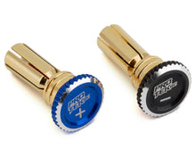 ProTek RC Twist Lock Adjustable Bullet Plug Grips w/5mm Bullets (Black/Blue) #PTK-5081