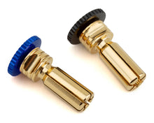 ProTek RC Twist Lock Adjustable Bullet Plug Grips w/5mm Bullets (Black/Blue) #PTK-5081