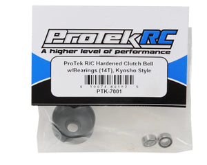 ProTek RC Hardened Clutch Bell w/Bearings (Kyosho/AE 3-Shoe) (14T) #PTK-7001