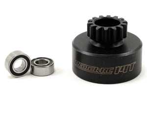 ProTek RC Hardened Clutch Bell w/Bearings (Kyosho/AE 3-Shoe) (14T) #PTK-7001