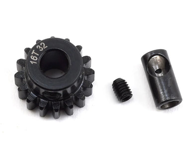 ProTek RC Steel 32P Pinion Gear w/3.17mm Reducer Sleeve (Mod .8) (5mm Bore) (16T) #PTK-8059