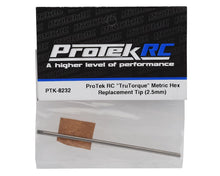 ProTek RC "TruTorque" HSS Steel Metric Hex Replacement Tip (2.5mm) #PTK-8232