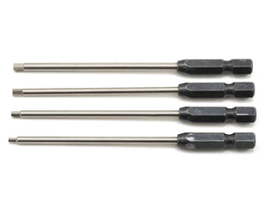 ProTek RC "TruTorque" Metric 1/4" Power Drill Tip Set (4) (1.5, 2.0, 2.5, 3.0mm) #PTK-8243