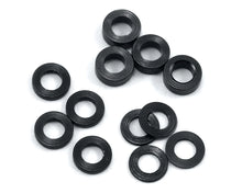ProTek RC Aluminum Ball Stud Washer Set (Black) (12) (0.5mm, 1.0mm & 2.0mm) #PTK-8370