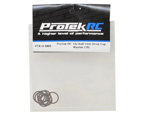 ProTek RC 13x16mm Drive Cup Washer (10) (0.1mm) #PTK-H-5903