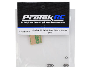 ProTek RC 3x5x0.2mm Clutch Washer (10) #PTK-H-5910