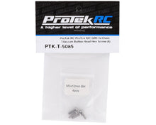 ProTek RC 3x12mm "Grade 5" Titanium Button Head Hex Screw (4) #PTK-T-5085