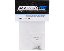 ProTek RC 3x12mm "Grade 5" Titanium Flat Head Hex Screw (4) #PTK-T-5086