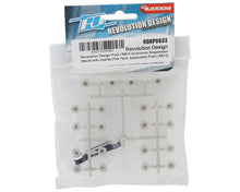 Revolution Design AE RB10 Aluminum Rear "D" Block Suspension Arm Mount (Black) w/Inserts #RDRP0633