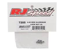 RJ Speed 4-40 Aluminum Lock Nut (6) #RJS7205