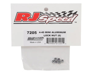 RJ Speed 4-40 Aluminum Lock Nut (6) #RJS7205