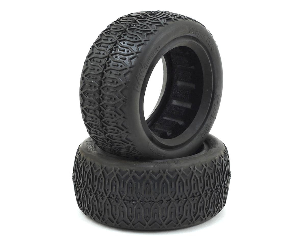 Raw Speed RC Stage Two Front 4WD Buggy Tires (2) (Super Soft) #RWS160703SSB