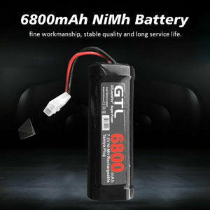 New 7.2V Battery 6800mAh NiMH Battery Pack RC Car Truck #GTL6800