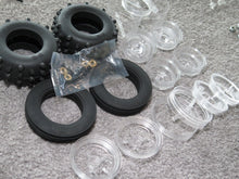 TEAM ASSOCIATED RC10-CC CLASSIC CLEAR KIT FRONT REAR TIRES WHEELS SET #ASC6004WHEEL&TIRES