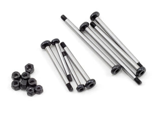ST Racing Concepts Traxxas Slash Polished Steel Hinge Pin w/Lock Nuts (Black) #SPTST3640BK