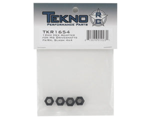 Tekno RC 12mm Nylon M6 Driveshaft Hex Adapter Set (4) (Front/Rear) #TKR1654