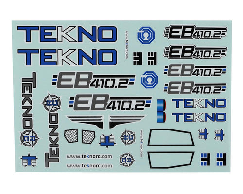 Tekno RC EB410.2 Decal Sheet #TKR6649