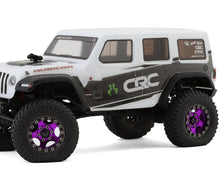 Treal Hobby Type B 1.0" 5-Spoke Beadlock Wheels (Black/Purple) (4) (22.4g) #TLHTSCX24-99