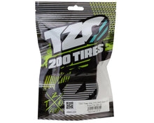 TZO Tires One 2.2" 2WD Front 1/10 Slick Buggy Tire (2) (Gray) w/Foam Inserts #TZO-ONE-2F-TI