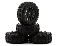 UpGrade RC Saw Blade Pre-Mounted Tires for ARRMA® Typhon Grom™ (4) #UPG-10010