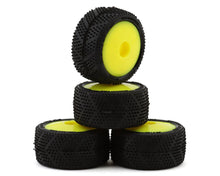 UpGrade RC Micro Spiker Pre-Mounted Carpet Tires for Losi® Micro-T (Yellow) (4) #UPG-10011-TY