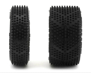 UpGrade RC Micro Spiker Pre-Mounted Front and Rear Carpet Tires for Losi® Micro-B (Yellow) #UPG-10011-Y