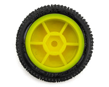 UpGrade RC Micro Spiker Pre-Mounted Front and Rear Carpet Tires for Losi® Micro-B (Yellow) #UPG-10011-Y