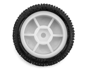 UpGrade RC Micro Spiker Pre-Mounted Front and Rear Carpet Tires for Losi® Micro-B (White) #UPG-10011
