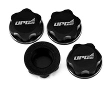 UpGrade RC Aluminum 17mm Serrated Wheel Nuts (4) (Black) (Coarse Thread) #UPG-11008