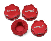 UpGrade RC Aluminum 17mm Serrated Wheel Nuts (4) (Red) (Coarse Thread) #UPG-11009