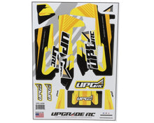 UpGrade RC "Vector" Graphic Set for Losi® 22S™ Sprint Car (Yellow) #UPG-14299