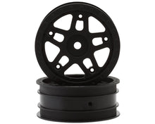 Whitz Racing Products 1/10 Whiplash Front 2.2" Sprint Car Dirt Oval Wheels (Black) (2) #WRP-WL-FRT