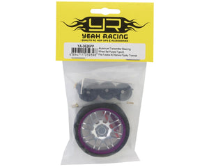 Yeah Racing Type B Aluminum Transmitter Steering Wheel Set (Purple) #YEA-YA-0626PP