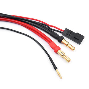 YEAH RACING 3 IN 1 CHARGER CABLE 4MM 5MM PLUG W/ RECEIVER #WPT-0115