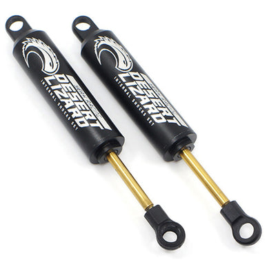 120MM DESERT LIZARD TWO STAGE INTERNAL SPRING DAMPER PAIR BLACK FOR CRAWLER #DDL-120