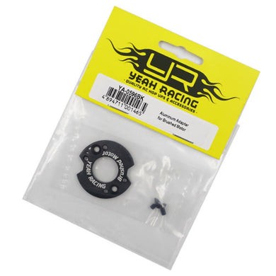 YEAH RACING ALUMINUM ADAPTER FOR BRUSHED MOTOR #YA-0596BK