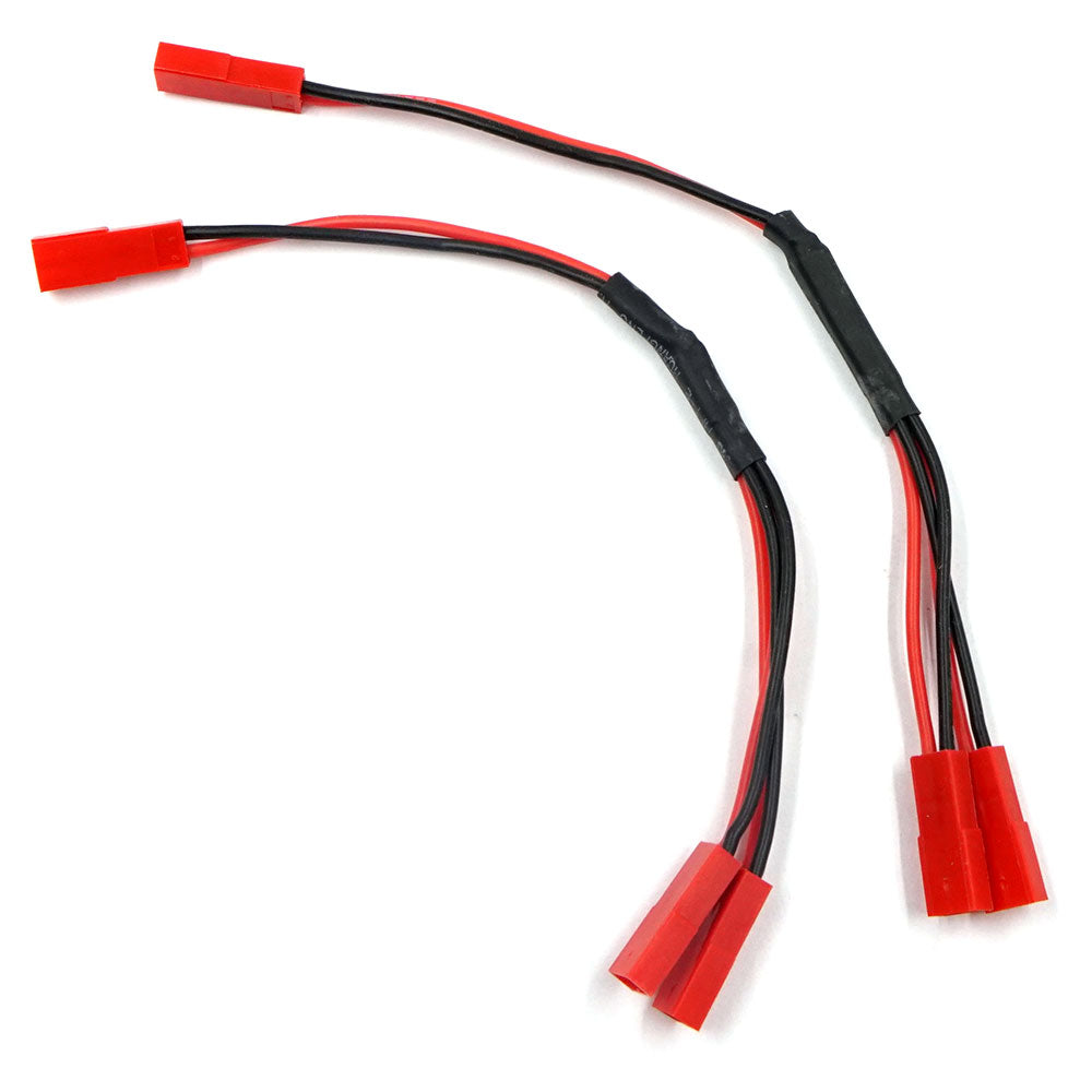 SPLIT JST CONNECTOR HARNESS FEMALE 2PCS #WPT-0145